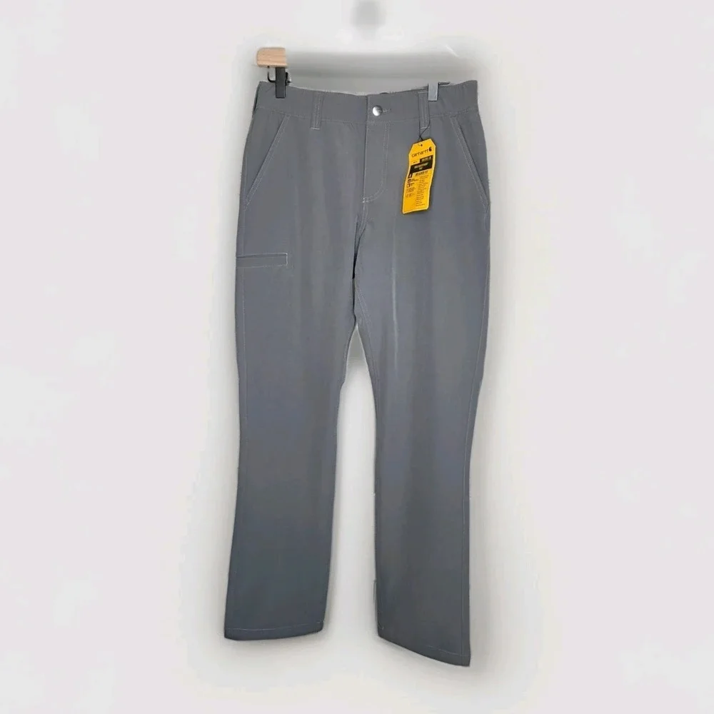 Carhartt Force Flex Sun Defender Men Small Gray Relaxed Fit Active Gorpcore